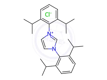 Chemical structure of 1,3-Bis(2,6-diisopropylphenyl)imidazolium Chloride