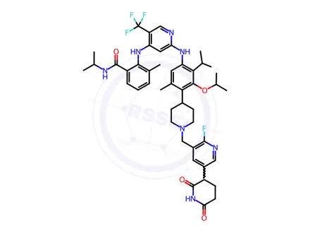 Chemical structure of 3-(Aminomethyl)-6-hydroxy-5-methylhexanoic Acid