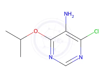 Chemical structure of 4-Chloro-6-isopropoxypyrimidin-5-amine