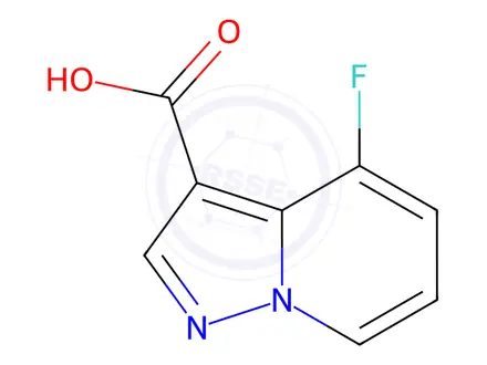 Chemical structure of 4-Fluoropyrazolo[1,5-a]pyridine-3-carboxylic acid