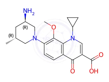 Chemical structure of Nemonoxacin Impurity 1