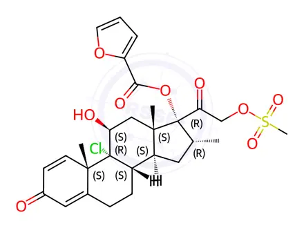 Chemical structure of Mometasone Furoate EP Impurity R
