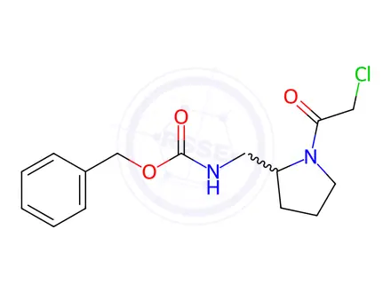Chemical structure of Benzyl ((1-(2-chloroacetyl)pyrrolidin-2-yl)methyl)carbamate