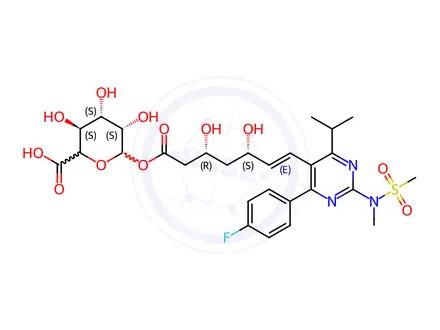 Chemical structure of Rosuvastatin Calcium Impurity 180