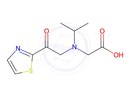 Chemical structure of 2-(Isopropyl(2-oxo-2-(thiazol-2-yl)ethyl)amino)acetic acid