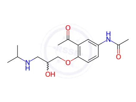 Chemical structure of Acebutolol EP Impurity B
