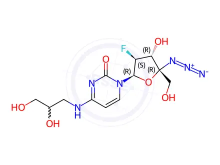 Chemical structure of Azvudine Impurity 34