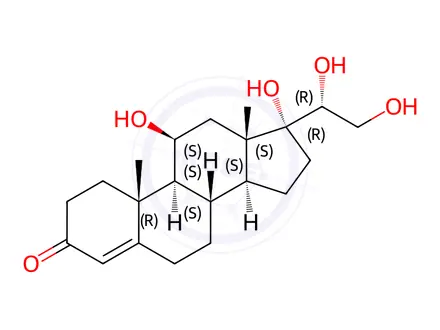 Chemical structure of Hydrocortisone Impurity 116