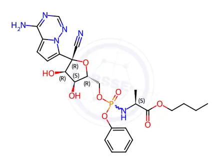 Chemical structure of Remdesivir Impurity 43