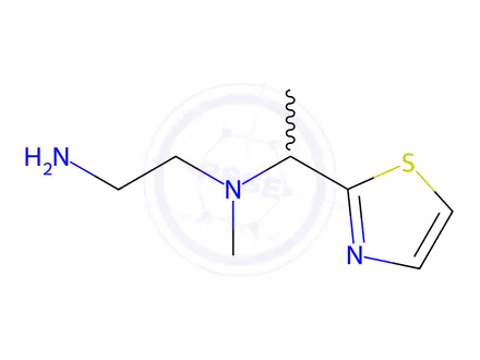 Chemical structure of N1-Methyl-N1-(1-(thiazol-2-yl)ethyl)ethane-1,2-diamine