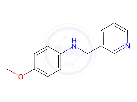 Chemical structure of (4-METHOXY-PHENYL)-PYRIDIN-3-YLMETHYL-AMINE