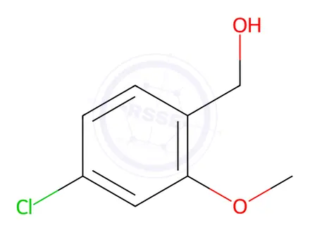 Chemical structure of 4-Chloro-2-methoxybenzyl alcohol