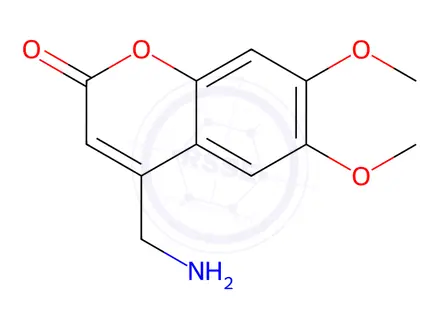 Chemical structure of 4-(Aminomethyl)-6,7-dimethoxycoumarin