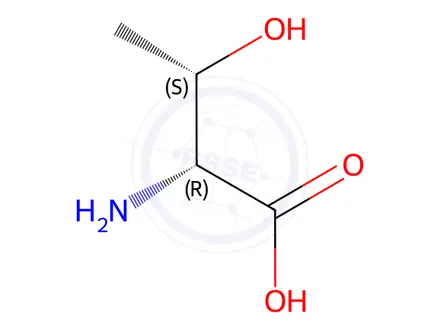 Chemical structure of d-Threonine hydrochloride