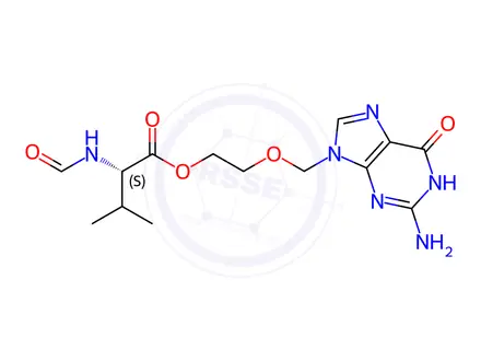 Chemical structure of Valaciclovir EP Impurity M
