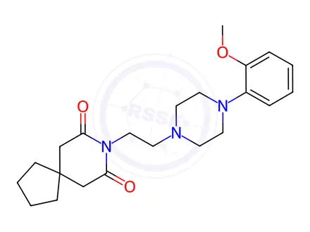 Chemical structure of BMY 7378 dihydrochloride