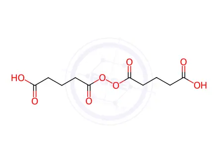Chemical structure of Pentanoic acid,5,5'-dioxybis[5-oxo-