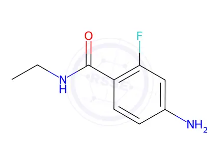 Chemical structure of N-ethyl-2-fluoro-4-nitrobenzamide