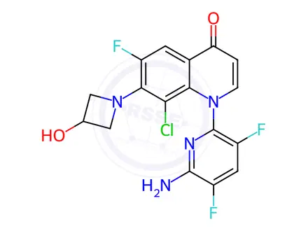 Chemical structure of Delafloxacin Impurity 15