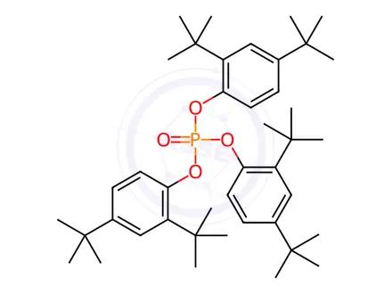 Chemical structure of Tris(2,4-Di-Tert-Butylphenyl) phosphate
