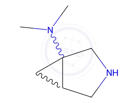 Chemical structure of N,N-dimethyl-3-azabicyclo[3.1.0]Hexan-1-amine dihydrochloride