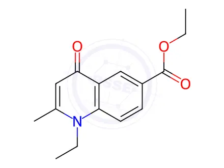 Chemical structure of Ethyl 1-ethyl-2-methyl-4-oxo-1,4-dihydroquinoline-6-carboxylate