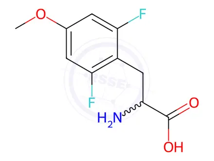 Chemical structure of Tyrosine, 2,6-difluoro-O-methyl-