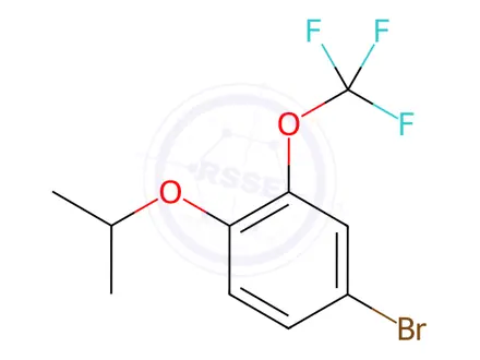 Chemical structure of 4-Bromo-1-isopropoxy-2-trifluoromethoxybenzene
