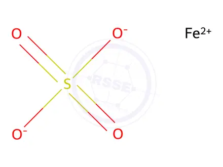 Chemical structure of Ferrous sulfate solution for volumetric analysis,c(FeSO4)=0.1mol/L(0.1N)