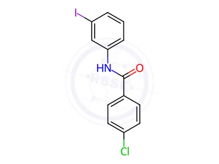 Chemical structure of 4-Chloro-N-(3-iodophenyl)benzamide