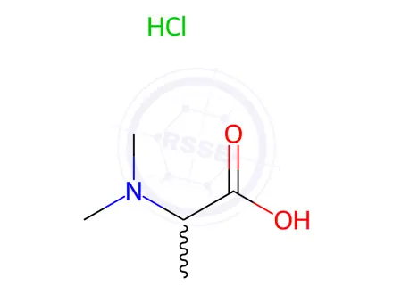Chemical structure of N,​N-​Dimethylalanine Hydrochloride