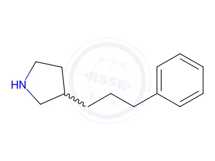 Chemical structure of 3-(3-Phenylpropyl)-pyrrolidine