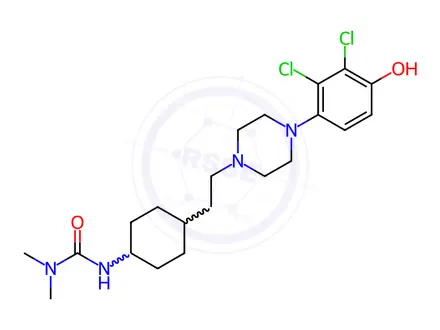 Chemical structure of Cariprazine Hydrochloride Impurity 32