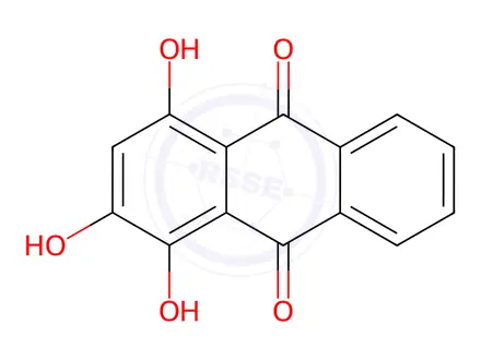 Chemical structure of Purpurin