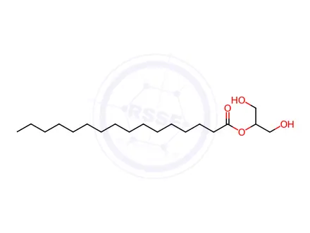 Chemical structure of 2-Palmitoyl-rac-glycerol