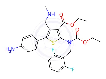 Chemical structure of Relugolix Impurity 87