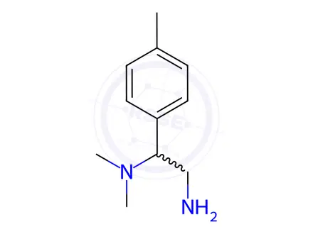 Chemical structure of [2-amino-1-(4-methylphenyl)ethyl]dimethylamine