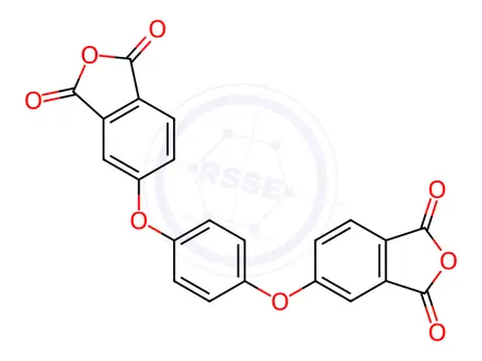 Chemical structure of Hydroquinone Diphthalic Anhydride