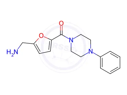 Chemical structure of [5-(4-phenylpiperazine-1-carbonyl)furan-2-yl]methanamine