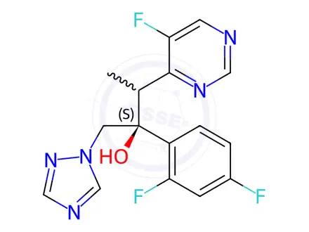 Chemical structure of (±)-Voriconazole