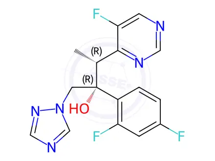 Chemical structure of Voriconazole Impurity 22
