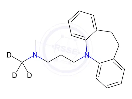 Chemical structure of Imipramine-d3 Hydrochloride