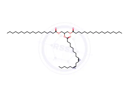 Chemical structure of 1,3-Distearoyl-2-Linoleoyl Glycerol