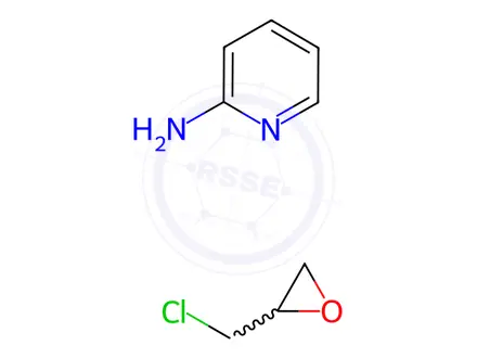 Chemical structure of 2-Pyridinamine, polymer with 2-(chloromethyl)oxirane