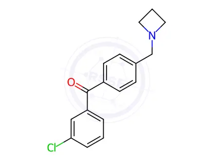 Chemical structure of 4'-Azetidinomethyl-3-chlorobenzophenone