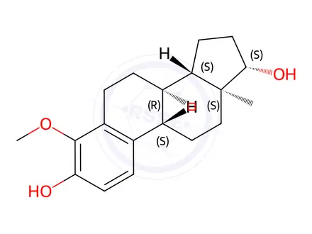 Chemical structure of 4-Methoxy 17beta-Estradiol