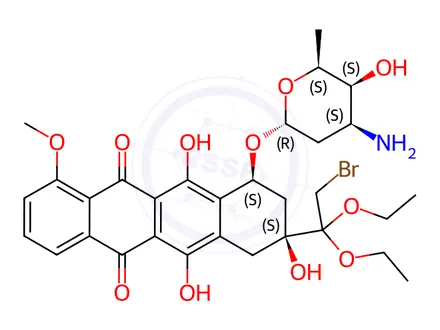 Chemical structure of Doxorubicin Impurity 15