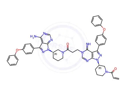Chemical structure of Ibrutinib Impurity 15