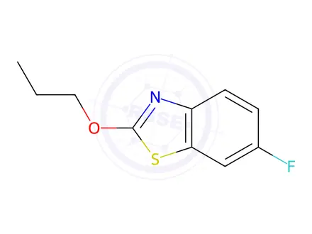 Chemical structure of Benzothiazole, 6-fluoro-2-propoxy-(9CI)
