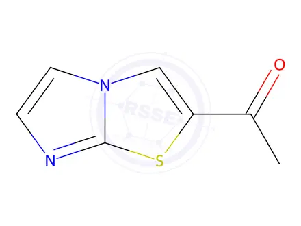 Chemical structure of 1-(imidazo[2,1-b]thiazol-2-yl)ethan-1-one